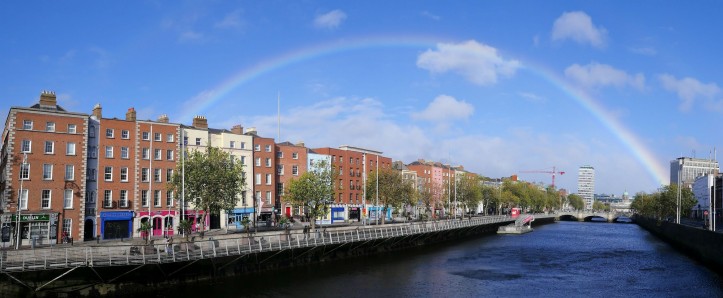 20171016 Dublin Hurricane Rainbow 1